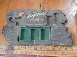 Vintage Zippo Lighter Advertising,  Display Sign Zippo Item