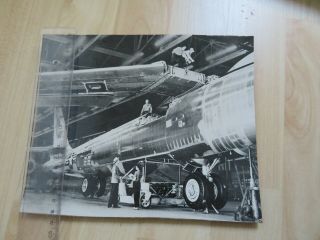 Large Size Photo Boeing B - 47 Stratojet Bomber Production