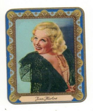 Jean Harlow 1934 Garbaty Film Star Series 2 Embossed Cigarette Card 66
