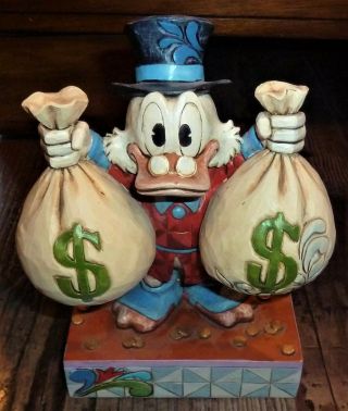 Rare Uncle Scrooge A Wealth Of Riches Disney Showcase Jim Shore Statue