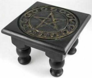 6 " X 6 " Pentagram Altar Table Wiccan Pagan Witchcraft Altar Supply Wicca Ritual