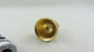 Sewing Egg Cup Etui Thread Thimble Plastic and brass 4