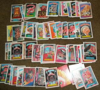 106 Classic Topps Garbage Pail Kids Collector Cards Bundle 1987 Usa