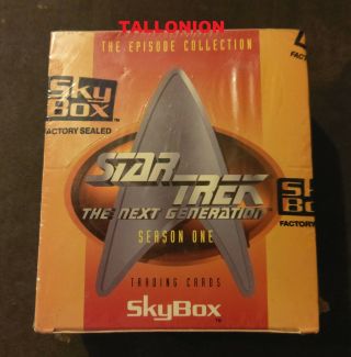 1994 Skybox Star Trek Tng The Next Generation Season 1 Factory Card Box