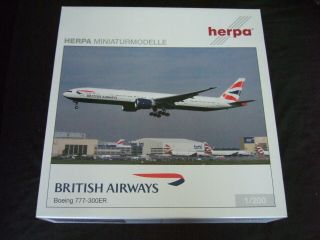 Herpa 1/200 British Airways Boeing 777 - 300er
