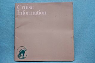 Amsterdam - Cruise Information - Deck Plans - Circa 1985