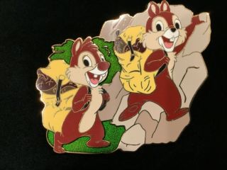 Disneystore - The Great Outdoors With Chip And Dale - Rock Climbing Pin 125