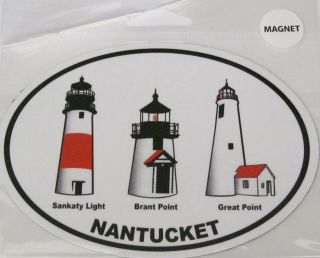 Nantucket Lighthouse Massachusetts Magnet