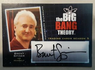 2013 Cryptozoic The Big Bang Theory Season 5 Autographs Brent Spiner Auto A10