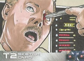 Terminator 2 T2 Judgment Day - Paul Cowan Sketch Card