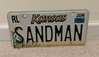 Real Sandman License Plate Mariano Rivera Mo York Yankees Hof Kansas