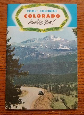Cool Colorful Colorado Invites You Travel Brochure / Booklet 40 