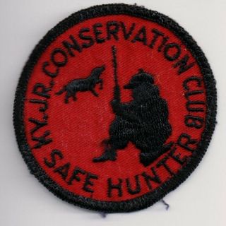 Kentucky Junior Conservation Club Patch,  Hunter,  1950s Governor Wetherby Program