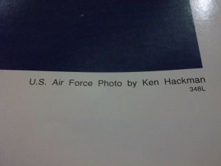 U.  S.  AIR FORCE PHOTO BY KEN HACKMAN C - 5 GALAXY OVER GOLDEN GATE 17X22 (WL131) 2