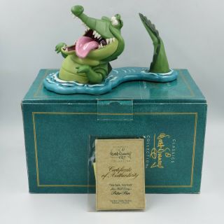 Disney Wdcc Peter Pan " Crocodile Tick - Tock,  Tick - Tock " 11 " Figurine