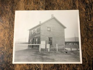Orig.  Vintage 8 " X 10 " Photo Boyhood Home Of Buffalo Bill Cody Moved From Iowa