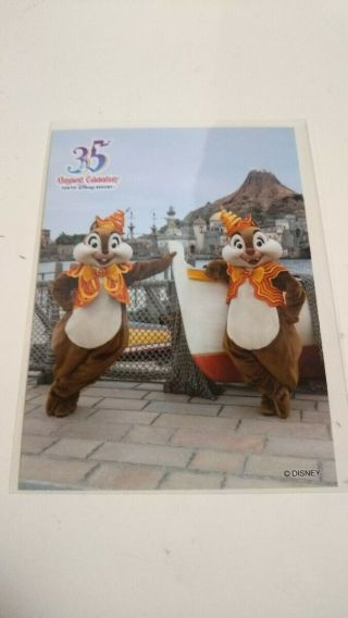 Tds Tokyo Disneysea Special Photo Speo 35th Anniversary Chip And Dale