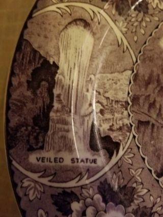 Vintage Souvenir Plate Of Carlsbad Caverns National Park Mexico 3