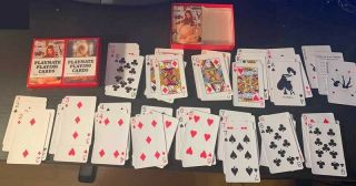Playboy Playmate Playing Cards Double Deck 1972 & 1973 - Very Good Condi 4