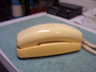 Vintage Bell South 2 Tone Yellow Desk Wall Phone Model Tp 201 Ld