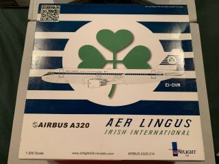 A320 Aer Lingus Retro Ei - Dvm Inflight Limited 360 Pic 1/200 Very Rare
