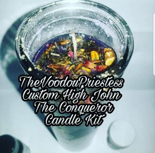 High John The Conqueror Kit Candle Oil Herbs Command Love Power Luck