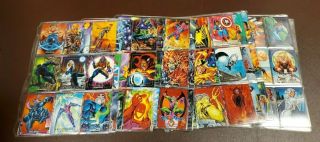 1992 Skybox Marvel Masterpeices Comics Trading Cards Complete Base Set 100 Cards