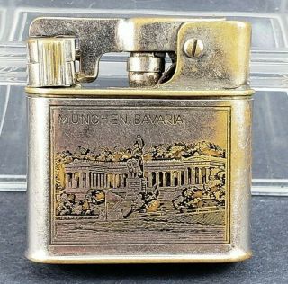 Vintage Lunder 1000 D.  R.  P.  Cigarette Lighter Munchen Bavaria