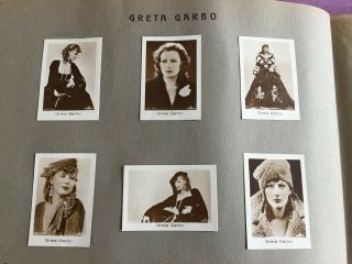 Greta Garbo Marlene Dietrich Anna May Wong 168 Film Movie Cards In Album 1931