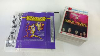 1979 Topps Star Trek The Motion Picture.  Complete 88 Card Set,  Wrapper