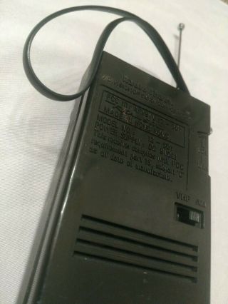 Vintage Realistic Radio Shack Jetstream 12 - 601 AM VHF Aircraft Pocket Reciever 2