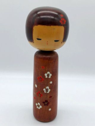 9inch Japanese Vintage Wooden Sosaku Kokeshi Doll /cute Girl
