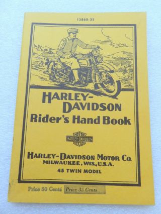 1932 Harley Davidson 45 Twin Rider 