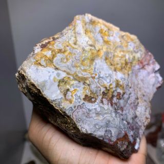 AAA TOP QUALITY CRAZY LACE AGATE 3 LBS FROM BRAZIL 4