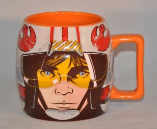 Disney Store Star Wars Luke Skywalker Ceramic Mug/coffee Cup X - Wing Pilot