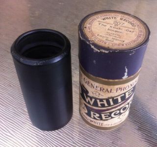 White Cylinder Phonograph Record 174 (gramophone / Gramaphone / Edison)
