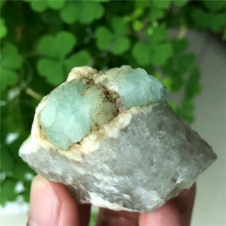 102.  9g Aquamarine Crystal Stone Natural Rough Mineral Specimen Pakistan G1456