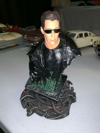 The Matrix Neo Bust 7 " Statue Gentle Giant Limited Edition Sci - Fi Keanu Reeves