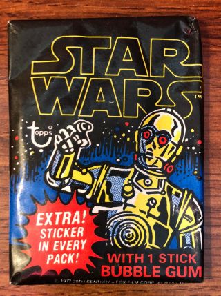 TOPPS HALLOWEEN 4 WAX PACKS NM 1977 STAR WARS WACKY PACKAGES ? ASSORTED 6