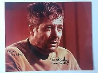 Star Trek Autographed Photo 8x10 William Windom As Matt Decker
