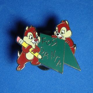 Chip And Dale A Disney Christmas Mystery Disney Shopping Pin Le 100 Rare