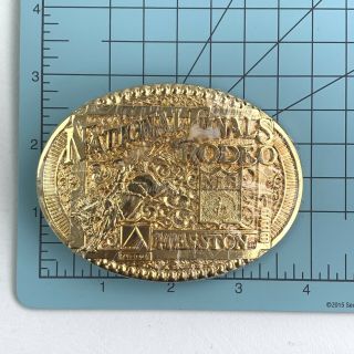 1998 Hesston NFR National Finals Rodeo Gold Tone Ltd Edition ’d NOS 5