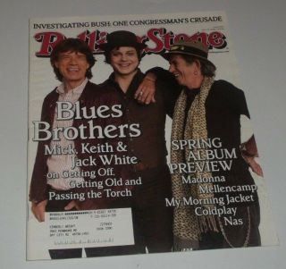 Rolling Stone April 17 2008 Mick Jagger Keith Richards Jack White Coldplay Ceelo