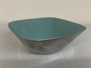 Catherineholm Blue/green 5” Bowl Enamel On Stainless Steel Norway Catherine Holm