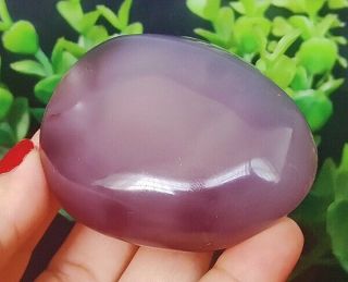 174g Rare Natural Polished Enhydro Moving Bubble Agate Crystal Stone energy A79 3