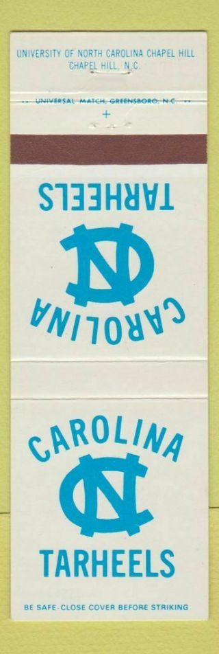 Matchbook Cover - University Of North Carolina Tarheels Chapel Hill Nc
