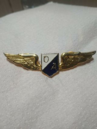 Greece Greek Olympic Airways Pilot Wings Gold Color (2) Rare Type