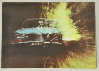 Jaguar Xke Xj6 Brochure,  1970 Fold Out Design.