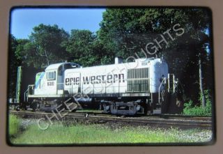 1979 Kodachrome Photo Slide Erie Western 1600 Rs3 Industrial Sl&i N33