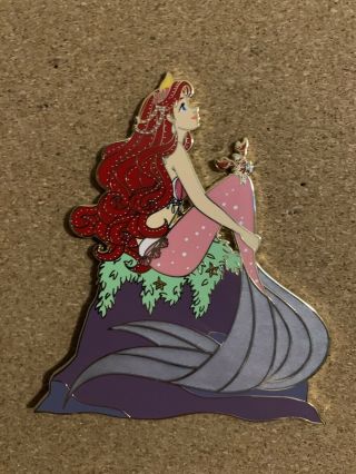 Disney Fantasy Pin Ariel Moonlit Mermaid Jumbo Le 50 Little Mermaid Variant